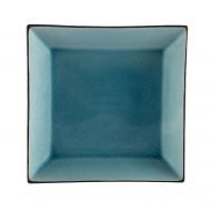 Bread box CAC China 666-5-BLU Japanese Style 5-Inch Lake Water Blue Square Plate, Box of 36