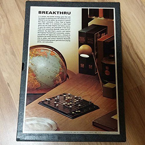  BreakThru 3m Bookshelf Game 1965/68 Break Thru 2 Player Strategy Game Complete
