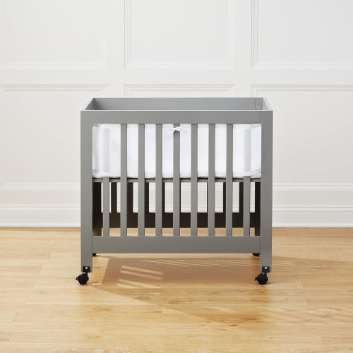  [아마존베스트]BreathableBaby Classic Breathable Mesh Mini Crib Liner - White