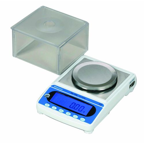  Brecknell MBS-600 MBS Precision Lab Balances, 600 g Capacity, Large LCD, Steel Top Plate, Plastic