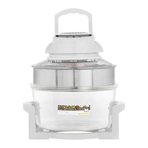  Bredeco BCHO-17L Halogenofen 17 Liter Heissluftofen 1400 W - Selbstreinigungsfunktion und Timer max. 60 Min - inkl. e-Rezeptbuch