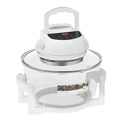  Bredeco BCHO-17L Halogenofen 17 Liter Heissluftofen 1400 W - Selbstreinigungsfunktion und Timer max. 60 Min - inkl. e-Rezeptbuch