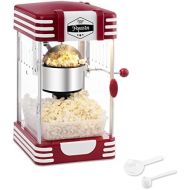[아마존베스트]Bredeco Bcpk 3-300-46Popcorn Machine Popcorn Maker (300W/100Small Quantity Mais 57g, Teflon coatingRed + Measuring Spoons, 28.5x 32.5x 18cm Retro