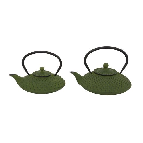  Bredemeijer bredemeijer Jing Teapot, 1.25-Liter, Green Cast Iron