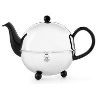 Bredemeijer bredemeijer Cosy Teapot, 1.3-Liter, Ceramic Black with Insulated Shell