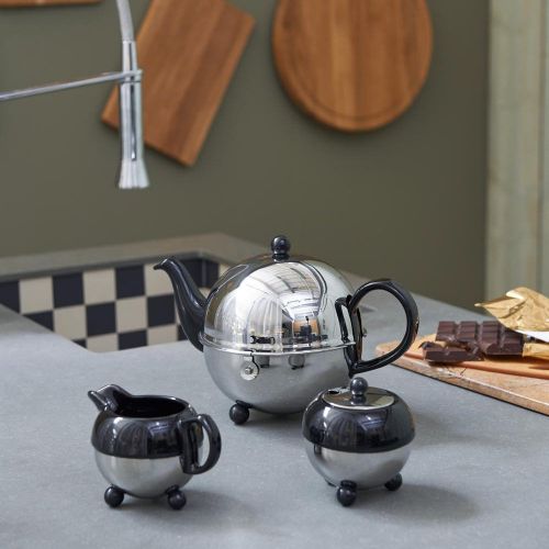  Bredemeijer bredemeijer Cosy Teapot, 1.3-Liter, Ceramic Black with Insulated Shell