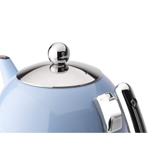  Bredemeijer Bredemejier 40 fl.oz. Double Wall Stainless Steel Teapot SS Spring Blue Bella Ronde