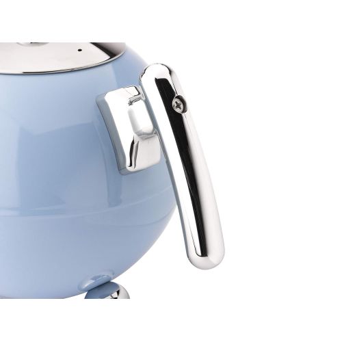  Bredemeijer Bredemejier 40 fl.oz. Double Wall Stainless Steel Teapot SS Spring Blue Bella Ronde