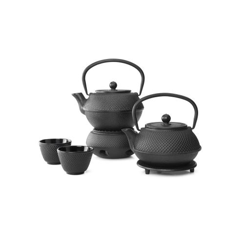  Bredemeijer bredemeijer Jang Teapot, 1.1-Liter, Black Cast Iron