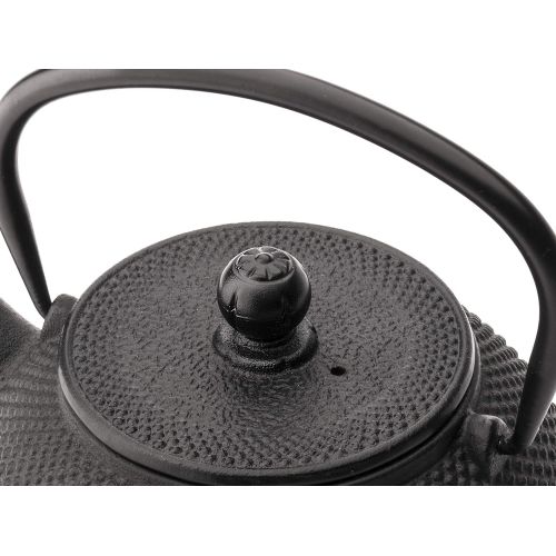  Bredemeijer bredemeijer Jang Teapot, 1.1-Liter, Black Cast Iron