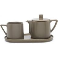 Bredemeijer Tea-for-one Set Lund, grau, Keramik, 14 x 30 x 11.9 cm