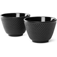 [아마존베스트]Bredemeijer Cast Iron Tea Mugs Jang, Set of 2, Black