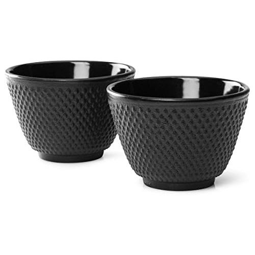  [아마존베스트]Bredemeijer Cast Iron Tea Mugs Jang, Set of 2, Black