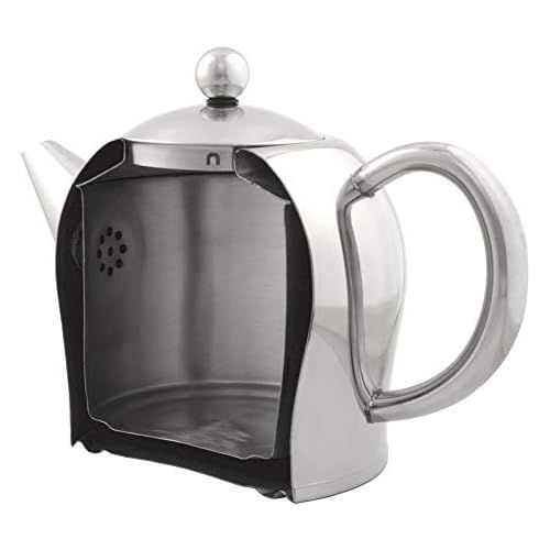  [아마존베스트]Bredemeijer 1.0 L Stainless Steel Teapot Santhee Satin Finish, Silver