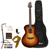 Breedlove Discovery Concert Sitka-Mahogany Acoustic Guitar with Accessories, Sunburst