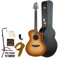 Breedlove Premier Concert CE Sitka-Rosewood Acoustic-Electric Guitar with Accessories, Copper Burst
