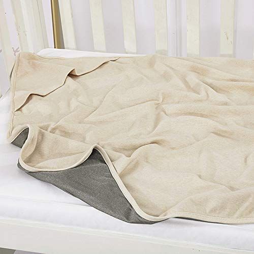  Breezy Baby EMF Protective Belly Pregnancy Baby Blanket, Organic, Anti-Radiation, Cream, 36x30