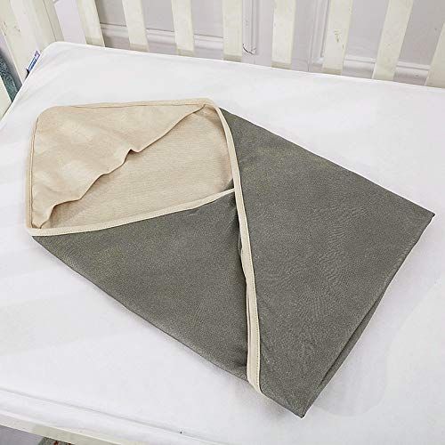  Breezy Baby EMF Protective Belly Pregnancy Baby Blanket, Organic, Anti-Radiation, Cream, 36x30