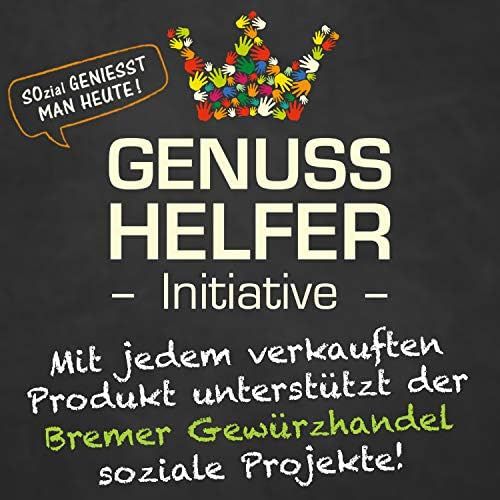  Allrounder Gewuerzmuehle 1 Stueck 13 Zentimeter, Glasmuehle mit Keramikmahlwerk fuer Salz, Pfeffer, Gewuerze - Bremer Gewuerzhandel