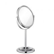 Brendacosmetic 360¡aRotating Double-side Round 1X and 2X Magnifying Vanity Mirror Makeup Mirror Cosmetic Mirror,Mini Portable Makeup Mirror Desktop Mirror Essential for Bedroom,Bat
