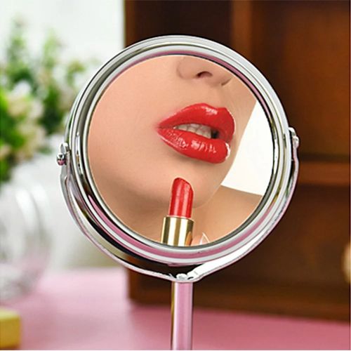  Brendacosmetic 360¡aRotating Double-side Round 1X and 2X Magnifying Vanity Mirror Makeup Mirror Cosmetic Mirror,Mini Portable Makeup Mirror Desktop Mirror Essential for Bedroom,Bat