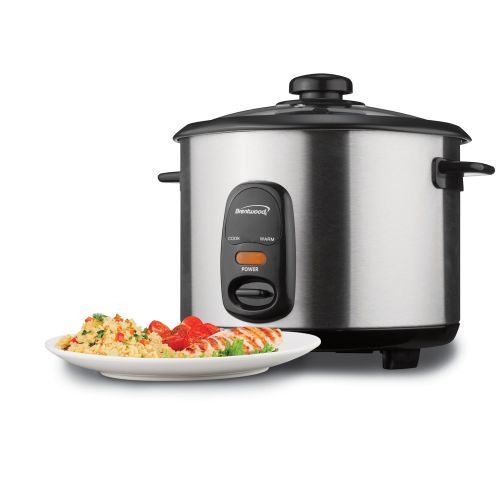  Brentwood TS-15 8 Cup Stainless Steel Rice Cooker