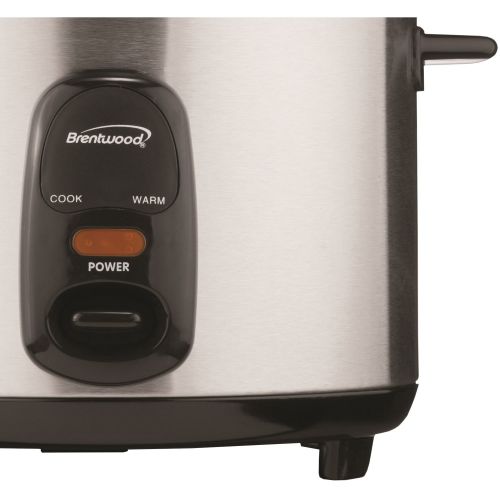  Brentwood TS-15 8 Cup Stainless Steel Rice Cooker