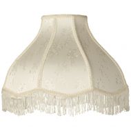 Brentwood Appliances Brentwood Cream Scallop Dome Lamp Shade 6X17x12x11 (Spider)