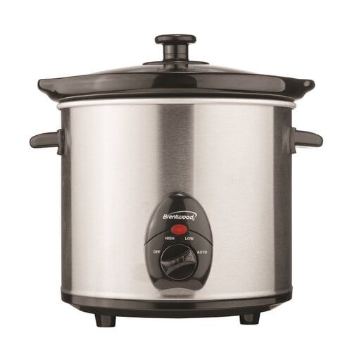  Brentwood SC-135W 3qt Slow Cooker, White Body