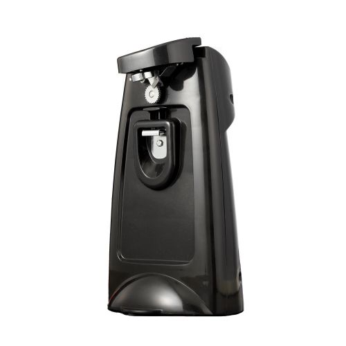  Brentwood J-29B Black Can Opener with Built-in Bottle Opener and Knife Sharpener by Brentwood