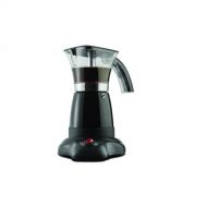 Brentwood TS-118BK Electric Moka Pot Espresso Machine, 6-Cup, Black