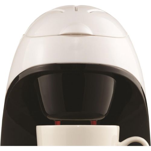  Brentwood TS-112W Coffee Maker with Ceramic Mug, Single Serve, White