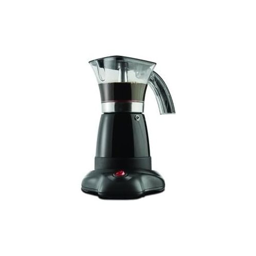  Brentwood Electric Moka Pot Espresso Machine, 6-Cup, Black