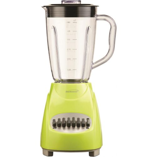  Brentwood JB-220G 12-Speed + Pulse Blender, Lime Green