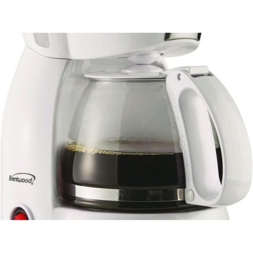  Brentwood 4-Cup Coffee Maker (White)