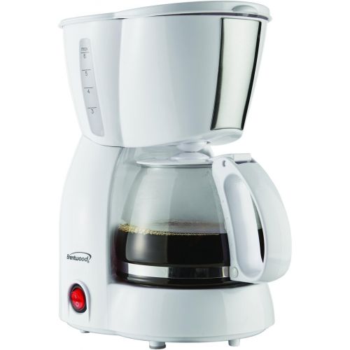  Brentwood 4-Cup Coffee Maker (White)