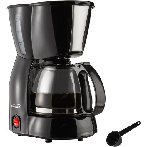  Brentwood Coffee Maker, 4-Cup, Black