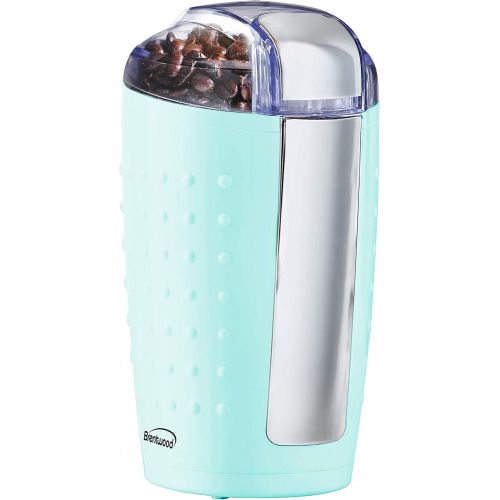  Brentwood CG-158BL 4-Ounce Coffee and Spice Grinder, Blue