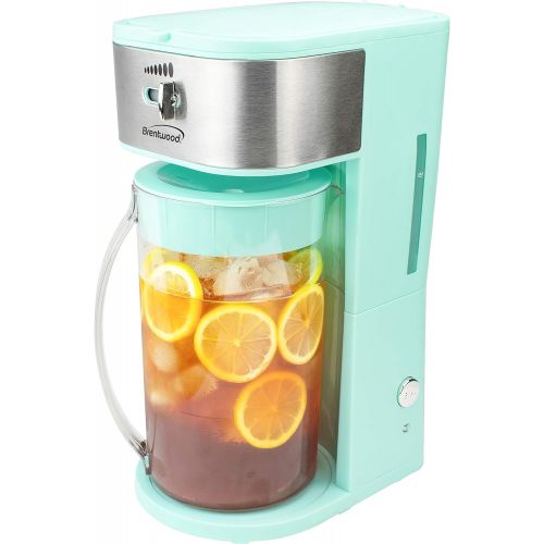  [아마존베스트]Brentwood KT-2150BL Iced Tea and Coffee Maker with 64 Ounce Pitcher, Blue