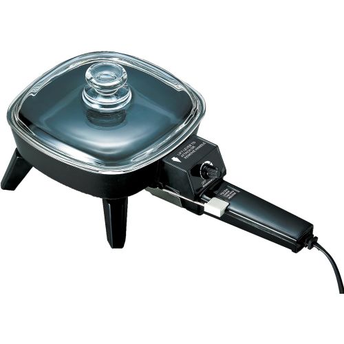  [아마존베스트]Brentwood SK-45 6 Non-Stick Electric Skillet with Glass Lid, Black