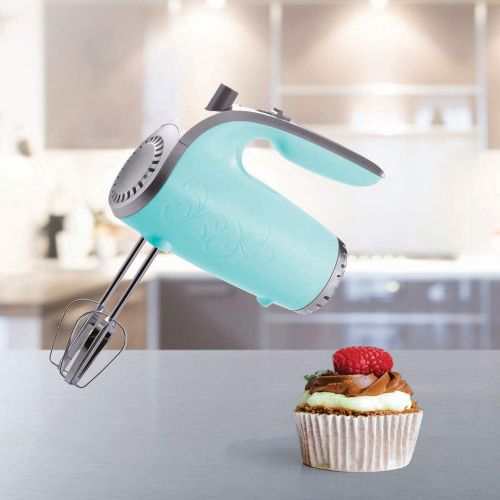  [아마존베스트]Brentwood HM-48BL Lightweight 5-Speed Electric Hand Mixer, Blue