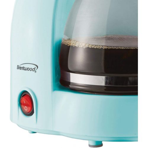  Brentwood TS-213BL 4 Cup Coffee Maker, Blue