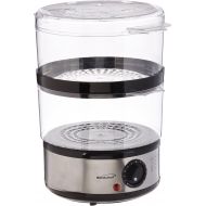 Brentwood Electric 2-Tier, 5 Quart, Stainless Steel