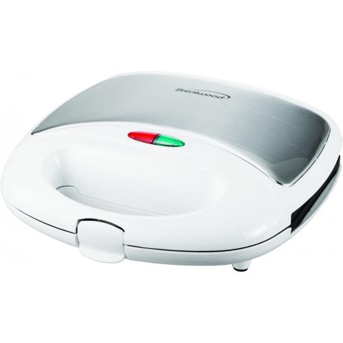  Brentwood Dual Waffle Maker, Non-Stick, White