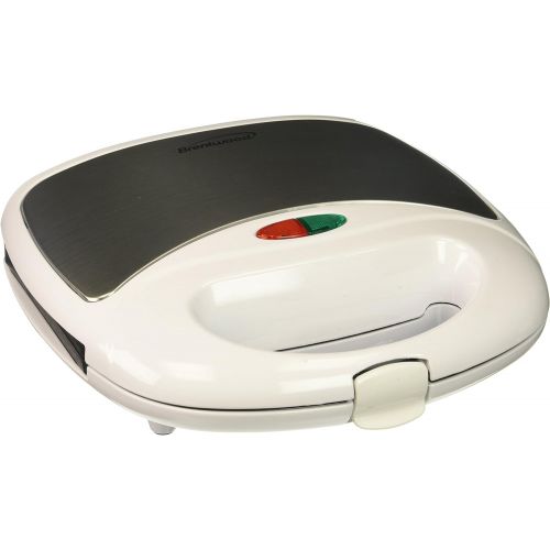  Brentwood Dual Waffle Maker, Non-Stick, White