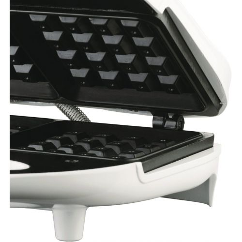  Brentwood Dual Waffle Maker, Non-Stick, White