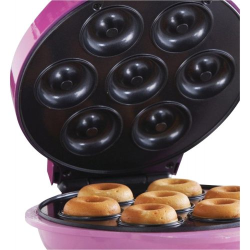  [아마존베스트]Brentwood Mini Donut Maker Machine, Non-Stick, Pink