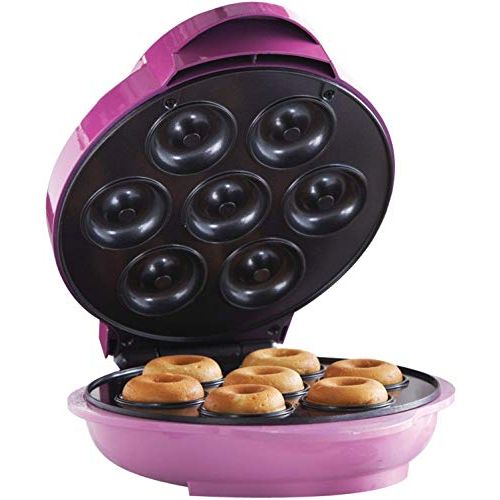  [아마존베스트]Brentwood TS-250 Mini Donut Maker Machine, Non-Stick, Pink