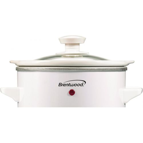  [아마존베스트]Brentwood Slow Cooker, 1.5 Quart, White