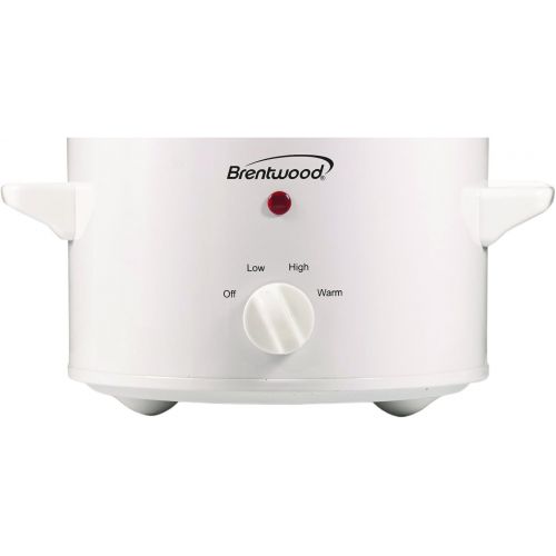  [아마존베스트]Brentwood Slow Cooker, 1.5 Quart, White